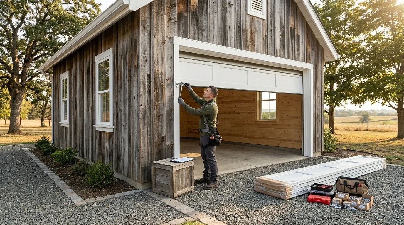 Garage door installation in Oklahoma City, OK